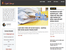 Tablet Screenshot of giangdt.com